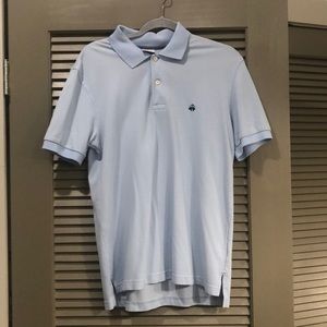 Brooks Brothers baby blue mens polo Medium